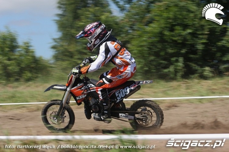 klasa mx65 motocrossowe mistrzostwa polski strykow 2010