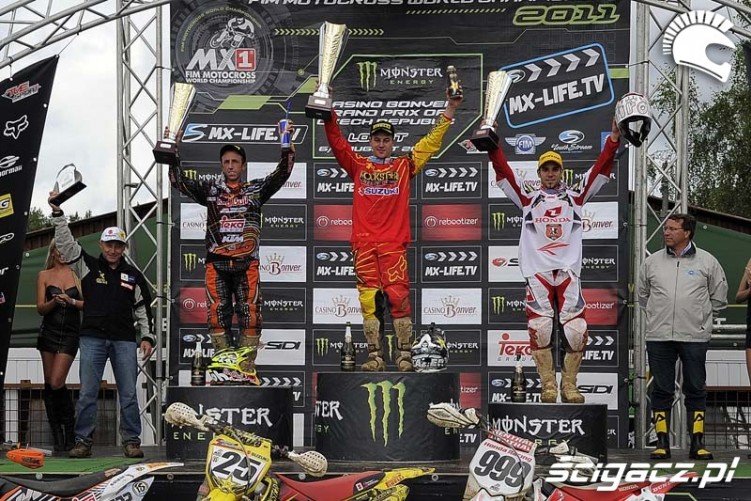MX1 podium Mistrzostwa Swiata