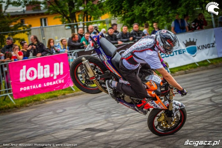 360 stoppie Moto Show Bielawa Polish Stunt Cup 2015