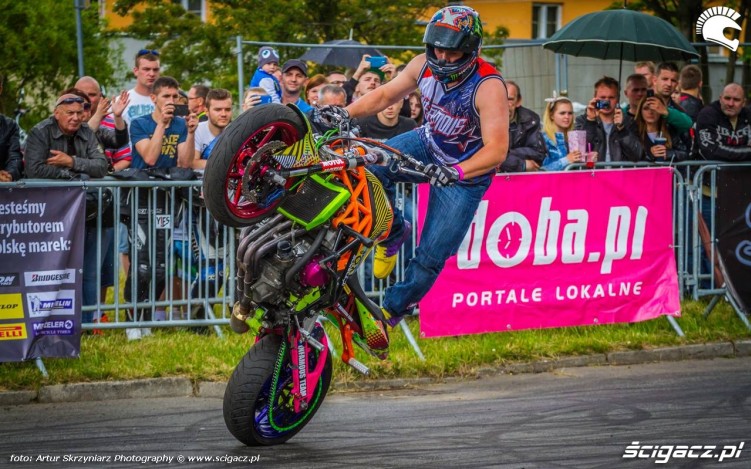 Beku w akcji Moto Show Bielawa Polish Stunt Cup 2015