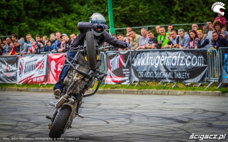 Lukasz FRS cyrkle Moto Show Bielawa Polish Stunt Cup 2015
