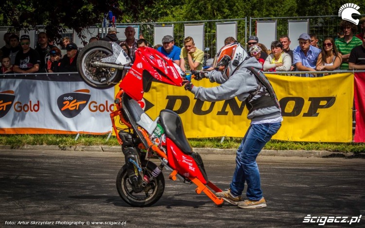 przycierka Moto Show Bielawa Polish Stunt Cup 2015