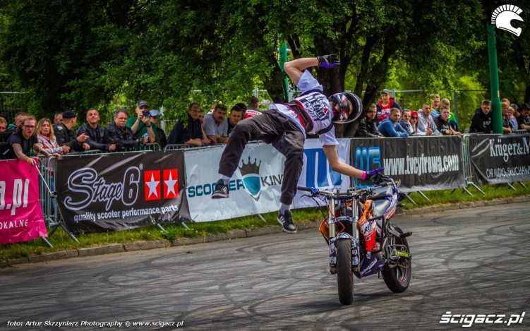 takie akrobacje Moto Show Bielawa Polish Stunt Cup 2015