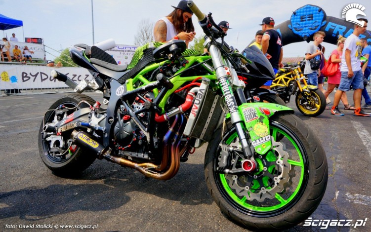 motocykl Juanana Del Fresno z Hiszpanii StuntGP 2015