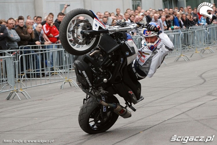 BMW stunt rider Chris Pfeiffer