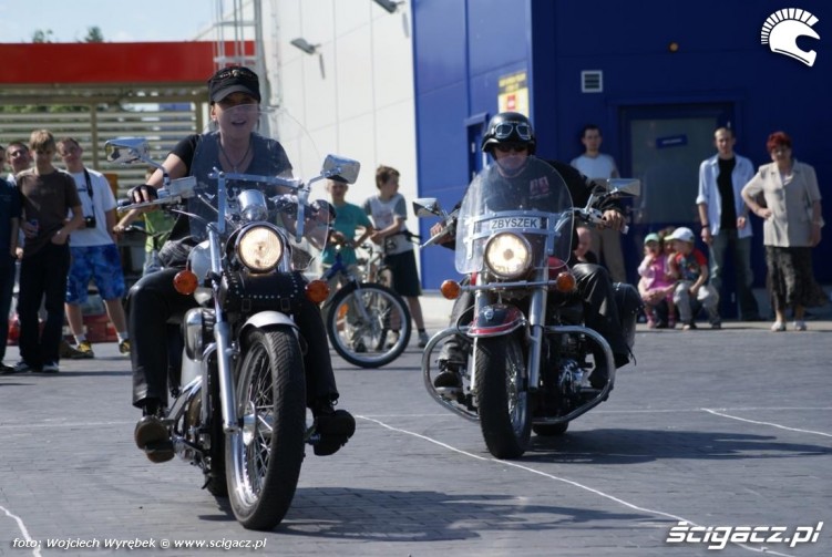 wolna jazda chopperami Dzien Motocyklisty w Lubawie 2010