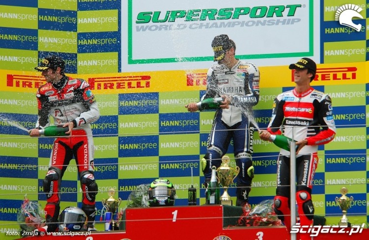 Supersport podium Nurburgring