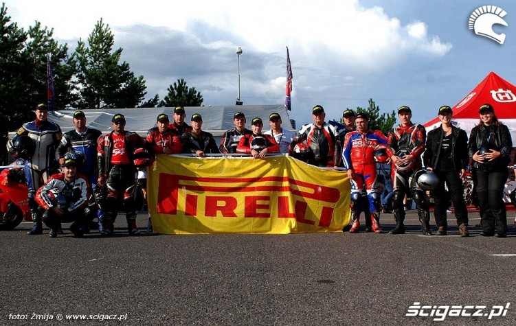 Pirelli customers Brno race track