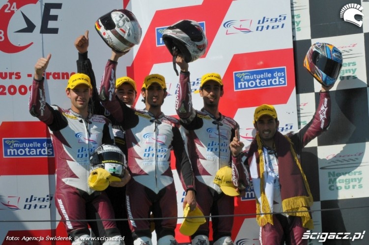 Katarski zespol QERT byl trzeci z znow wygral Puchar Swiata Endurance Superstock