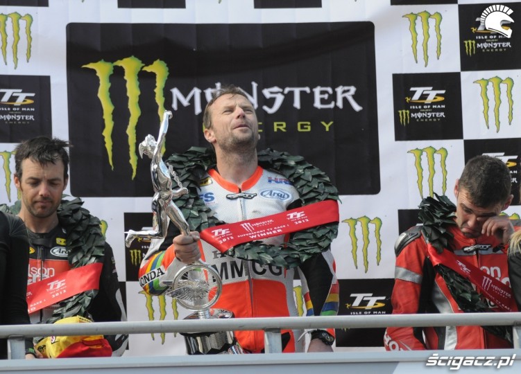 Bruce Anstey TT 2012 podium