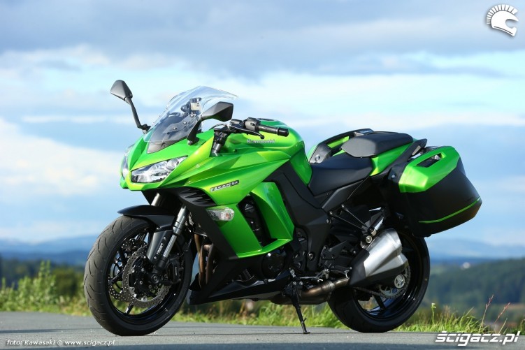 Zielone Kawasaki Z1000SX 2014