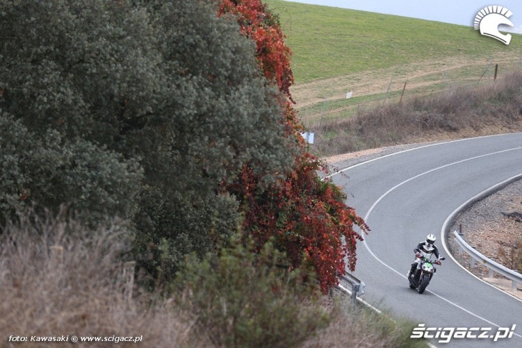 Jesien w Andaluzji Kawasaki Z1000 2014