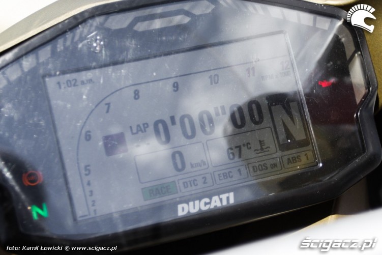 lcd lap timer Ducati Panigale S Scigacz pl