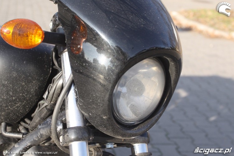 Lampa i owiewka Harley Davidson 750