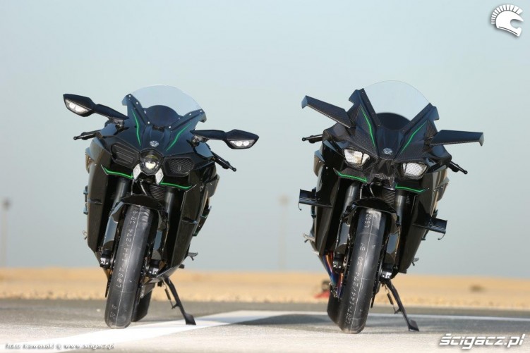 Kawasaki Ninja H2 R 2015 dwie wersje