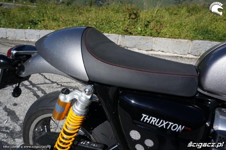 Nowy Triumph Thruxton R 2016 kanapa