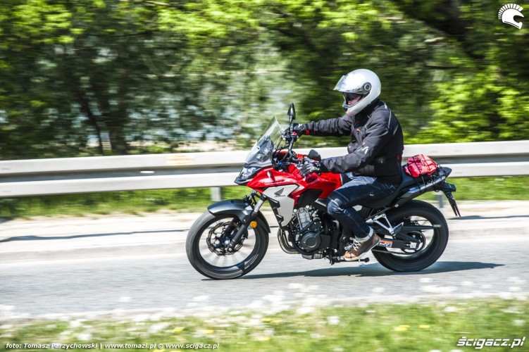 Honda CB500X test motocykla 2019 dynamika