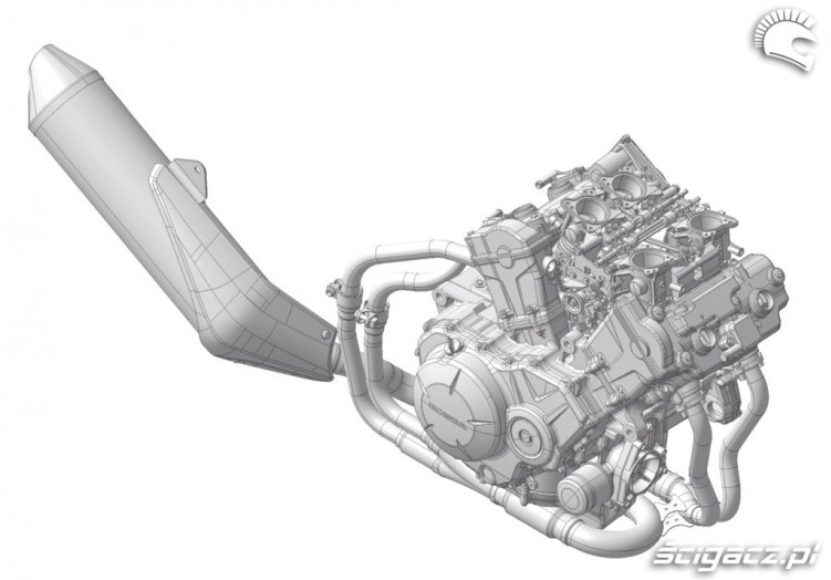 DOHC V4 Engine