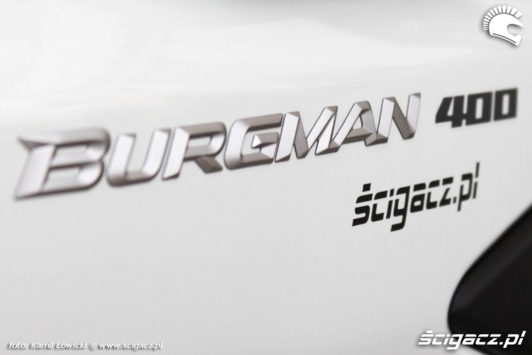 Suzuki Burgman 400 logo Scigacz