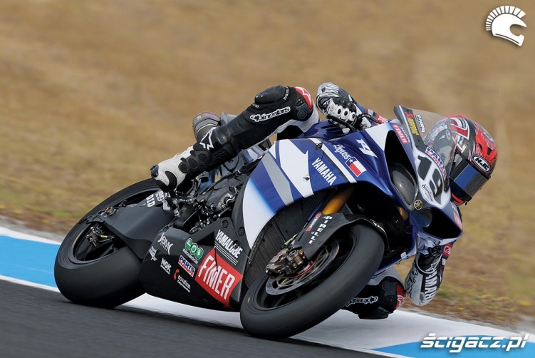 Ben Spies superbike race