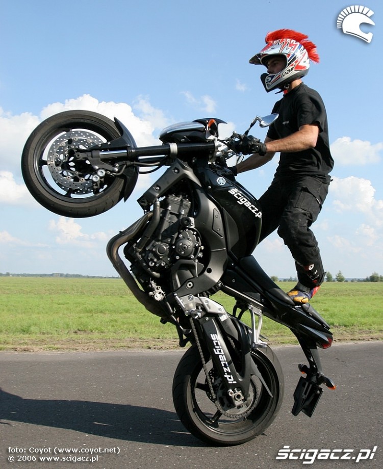 yamaha fz1 wheelie