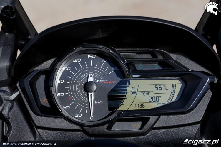 2016 BMW C 650 Sport zegary