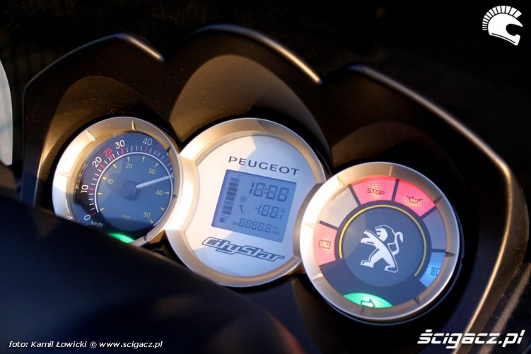 Zegary Peugeot Citistar 50