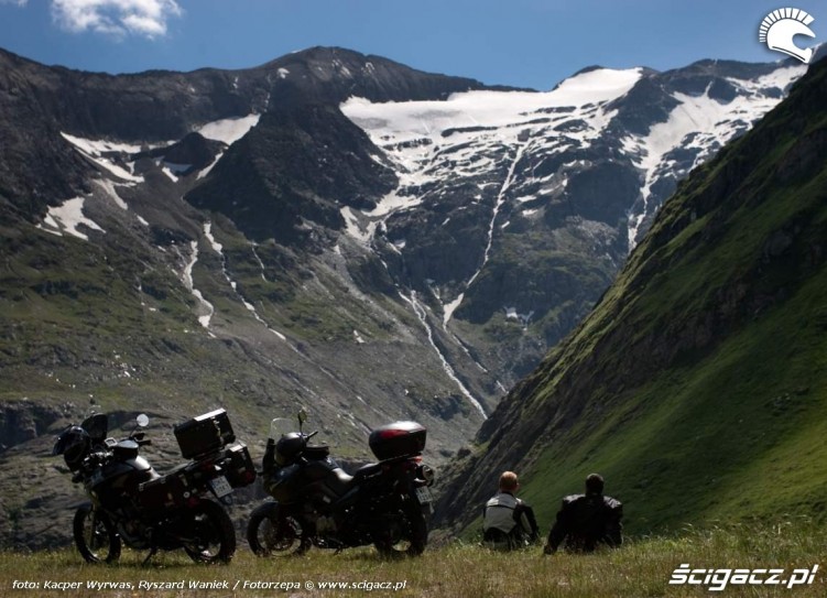 Gory Alpy motocyklem
