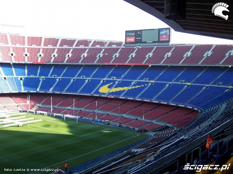 Stadion FC Barcelona Motocyklem w Hiszpanii