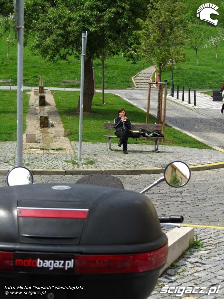 motobagaz w parku majowka w Pradze 2010