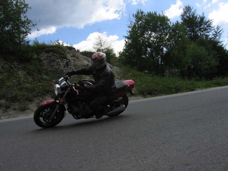 Poprad na motocyklu bandit