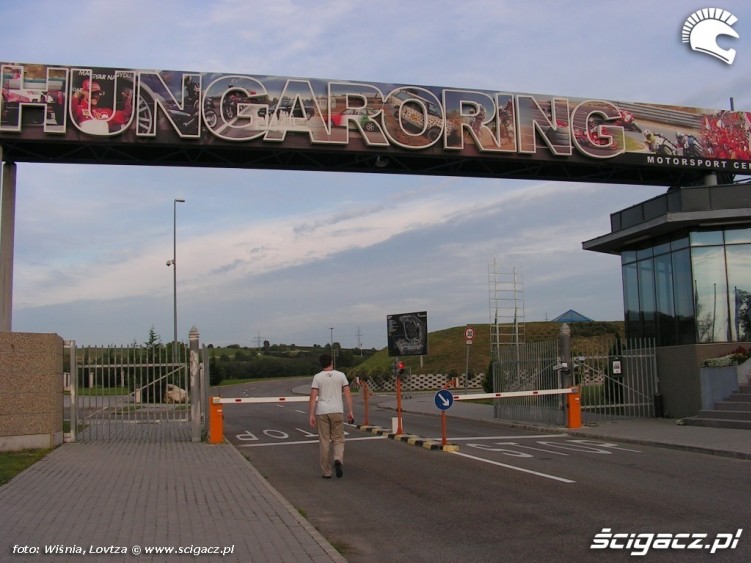 Hungaroring wjazd