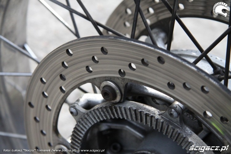 stan tarczy hamulcowej