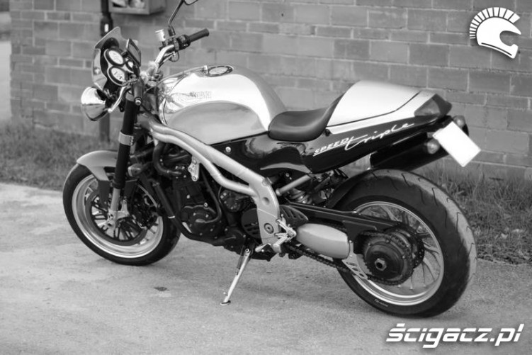 Speed Triple 955 black and white