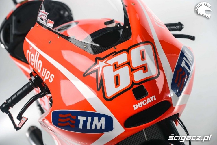 Motocykl Haydena Ducati Desmosedici GP13