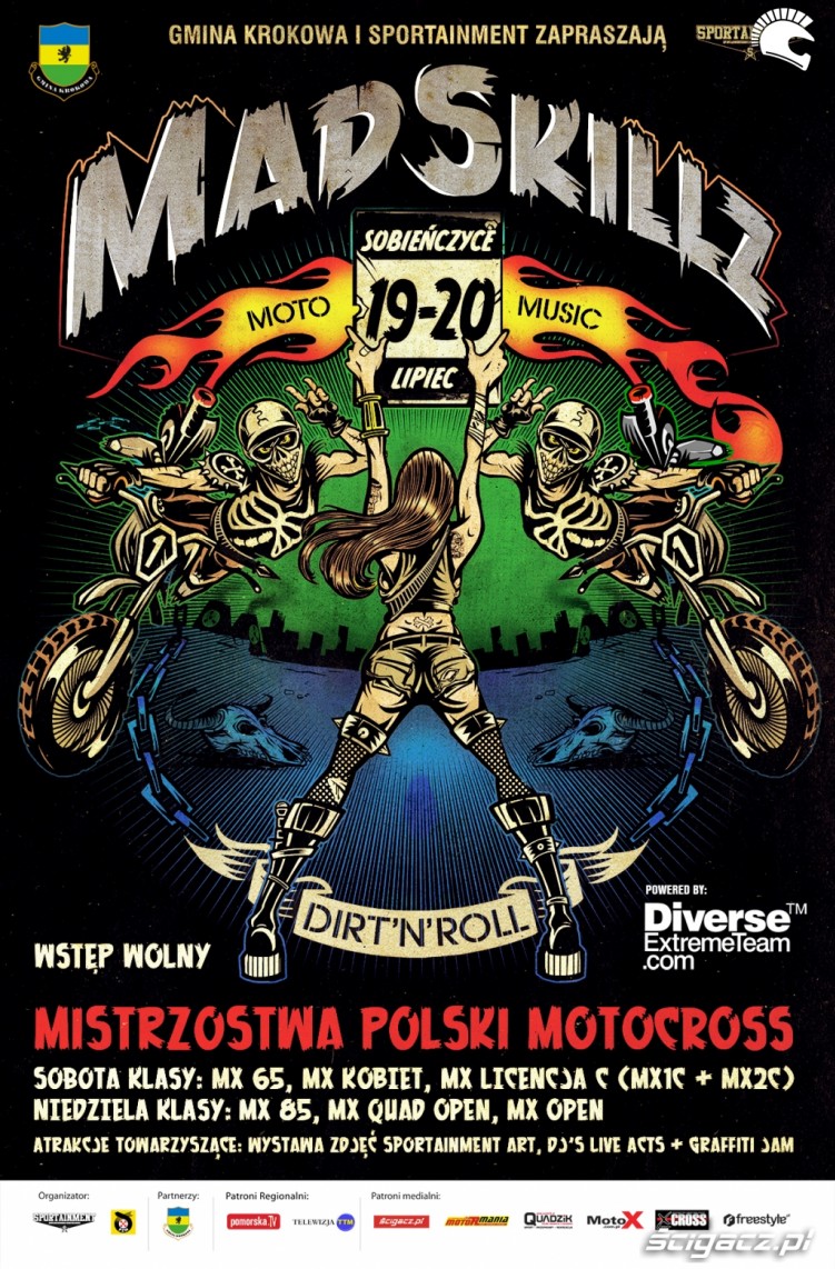 Plakat Mad Skillz Motocross 2014