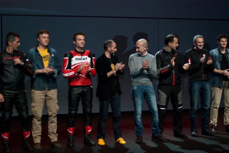 Konferencja prasowa Ducati EICMA 2014 konstruktorzy