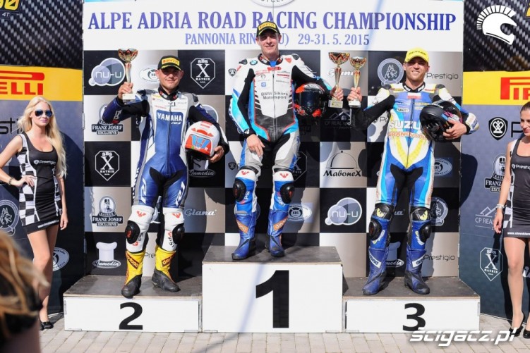 podium Superbike WMMP Pannoniaring 2015