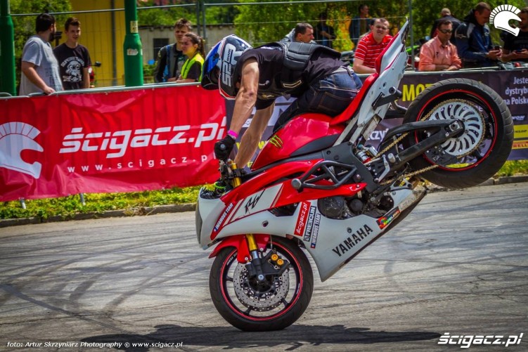 Toban stoppie Moto Show Bielawa Polish Stunt Cup 2015