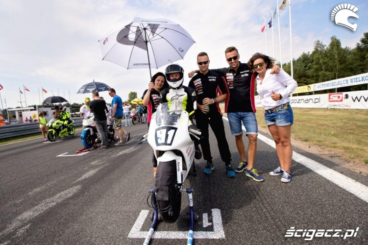 Sebastian Grausam Moto3 na starcie
