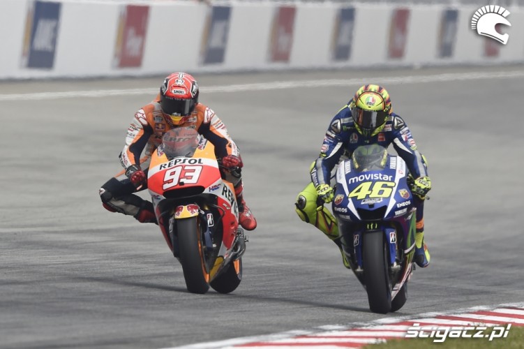 motogp sepang 2015 Rossi Vale vs Marquez