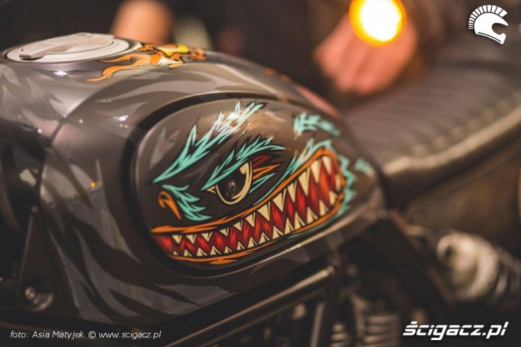 Ducati Scrambler Iron Lungs wspolczesna sztuka
