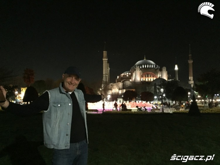 Turcja Blekitny Meczet noca