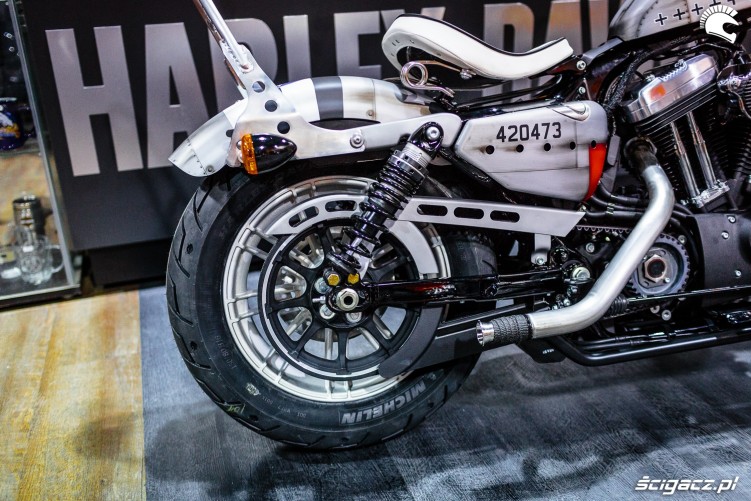 Bitwa Krolow 2017 Harley Davidson Sportster Lodz tylne kolo