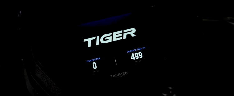2018 Triumph Tiger zegary