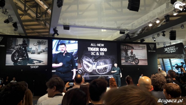 prezentacja Triumph Tiger 800 Eicma