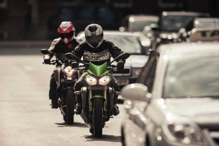 Commuting traffic motorcycle
