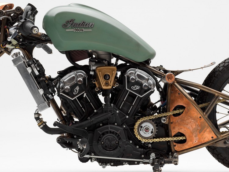 Indian Scout Bobber Alfredo Juarez The Wrench 1