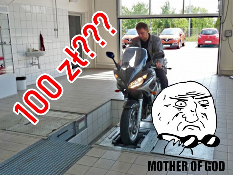 przegld techniczny motocykla mem