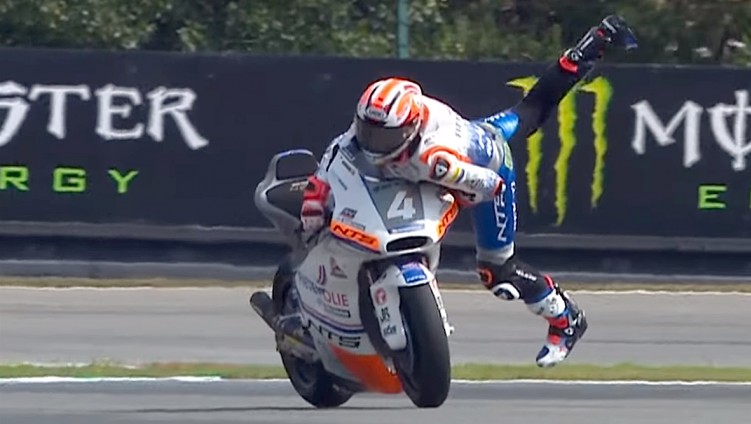 steven odendaal epic save czech gp moto2